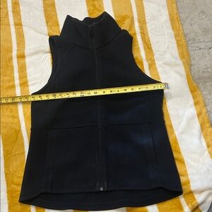 Lululemon Athletica Black Zip-Up Vest